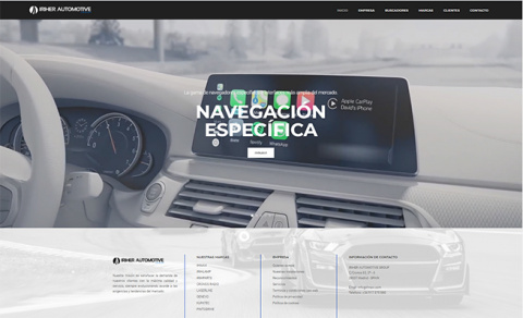 La nueva web incorpora un completo buscador que permite búsquedas de productos por vehículo, categoría, referencia o palabras clave.