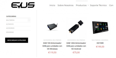Descarga de catálogos.